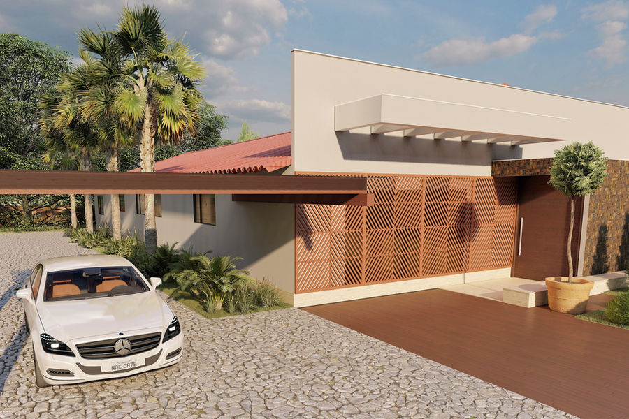 Construção de casa de alto padrão